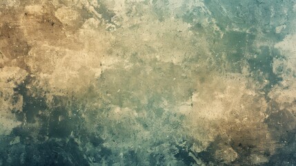 A vintage background featuring an old, weathered paper texture with faded colors and distressed edges, evoking a sense of nostalgia and timelessness, perfect for retro or antique designs, captured in