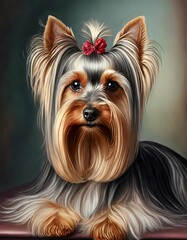 yorkshire terrier portrait