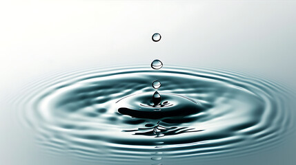 Rain drops are falling.