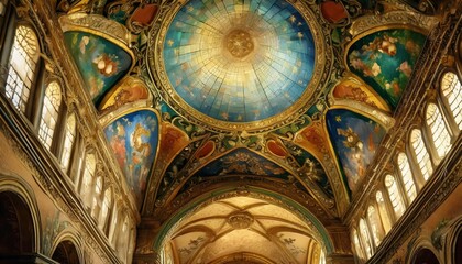 Fototapeta premium interior of the cathedral of st nicholas