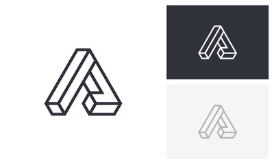 A logo, letter a, initial a logo design
