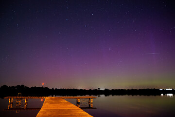 Zorza Polarna nad Polską Sierpień i Perseidy © Adrian