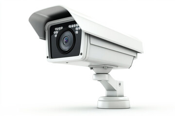 cctv camera on the white background