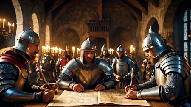 A medieval war council