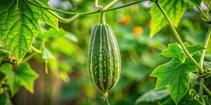 Pointed gourd plant with green leaves, growing in India, pointed gourd, plant, tree, green, leaves, vine, vegetable, agriculture