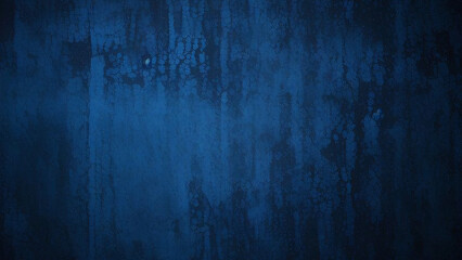 Fototapeta premium Abstract dark blue grunge concrete wall texture background, grunge, dark blue, abstract, vintage, texture, seamless, concrete