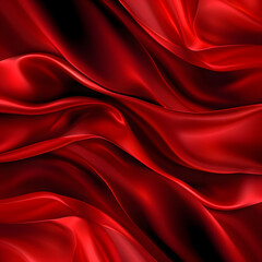 Obraz premium red silk background ,red satin background ,red satin fabric 