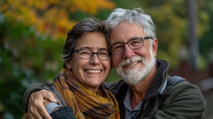 couple senior family smile and happy activity together, cuddling, warm hugs, senior or adult love, married couple, warm family. Husband and wife in love so fun in important days, celebrating