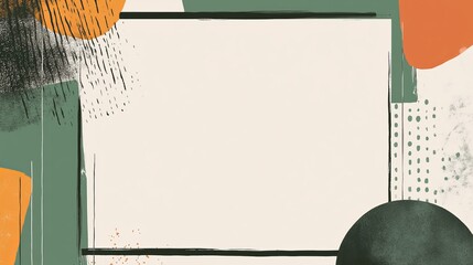 Fall colors invitation template