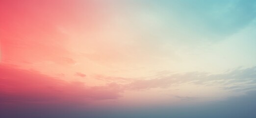 Obraz premium Gradient gentle clouds