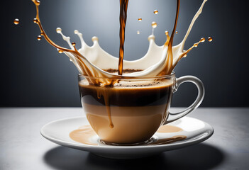 The Art of a coffee splash