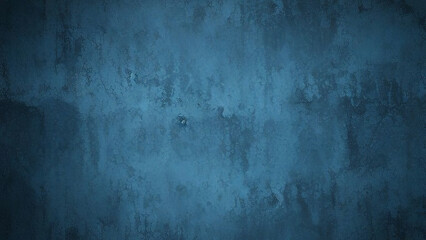 Fototapeta premium Moody, distressed, dark blue grunge background with subtle texture, imperfect scratches, and worn, vintage aesthetic, evoking feelings of mystery and urban rebellion.