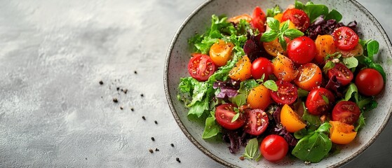 Low-calorie dinner ideas, salads, lean proteins, flat design illustration