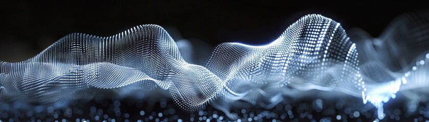 Abstract Digital Wave