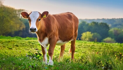 Naklejka premium Jersey Cow