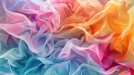 Fototapeta premium Vibrant Abstract Waves of Colorful Light