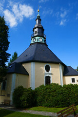Bergkirche Seiffen im sächsischen Erzgebirge