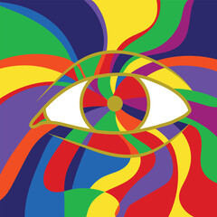 Obraz premium Diversity Sight Illustration