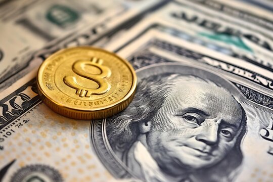 Digital Currency Exchange Concept with WiFi Money Transfer Technology - Powered by Adobe