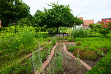 Klostergarten am Kloster Rehna in Mecklenburg-Vorpommern