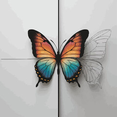 butterfly Victor Art Design 