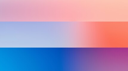 Fototapeta premium A serene gradient of warm and cool colors, blending softly to create a calming and harmonious atmosphere.