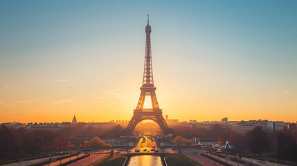 Beautiful illustration of the Eiffel Tower