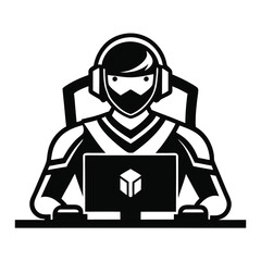 Silhouette impala animal full body black color, Stylish Gazelle Silhouette Premium Vector Art for Animal and Wildlife Themed Projects, Gazelle silhouette black antelope  Ghazal vector