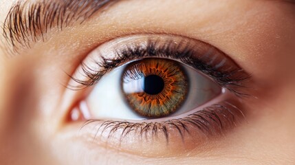 Fototapeta premium Close-up of a Hazel Eye