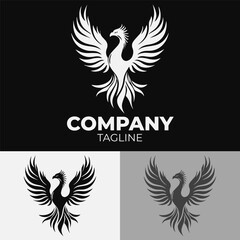 phoenix logo with several color variants.