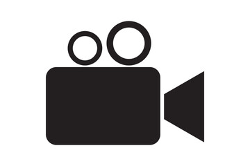 video camera icon for streaming , facetime icons video call symbol