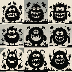 Fototapeta premium monster cartoons Art Design 