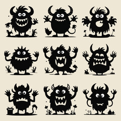 monster cartoons Art Design 