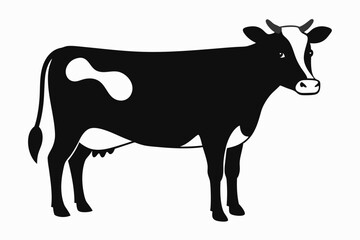 Cute Cow Vector Illustration