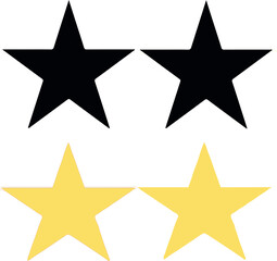 Star Shape Vector Illustration