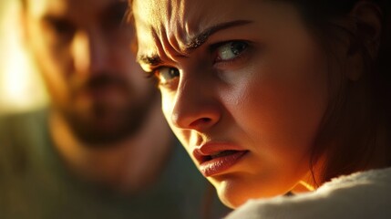 A Woman's Frown: A Portrait of Anger