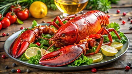 Top view table full of delicious food
