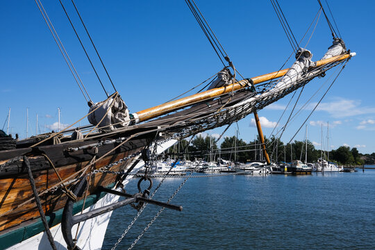 Bowsprit on an Old Sailing Boat