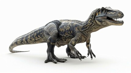 Highly detailed and realistic 3D rendering of a prehistoric dinosaur against a clean background.