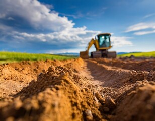 Fototapeta premium Roboty ziemne