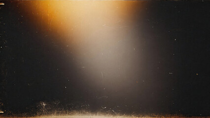 Vintage Film Grain Overlay: Warm Orange Light Leak