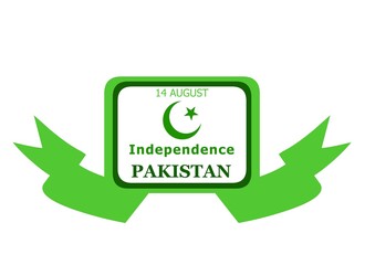 14 August. Pakistan Independence Day. Celebration Card Vector Illustration. creative wallpaper set. 14th August Pakistan Day social media post