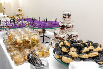 Offsite catering with delicious sweet snacks.