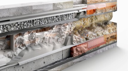 Advanced Thermal Regulation Cross Section with Phase Change Materials in Wall Design