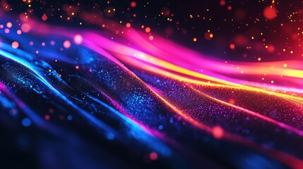 Obraz premium Abstract Colorful Lights and Bokeh