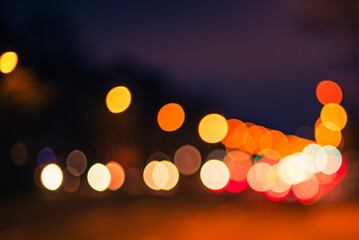 Road at night, Bokehphotography, Urban bokeh photo, colorful urban bokeh photo, street lights bokeh