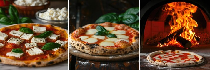 Enjoy a delicious and classic Margherita Pizza that is freshly baked to perfection and delightful