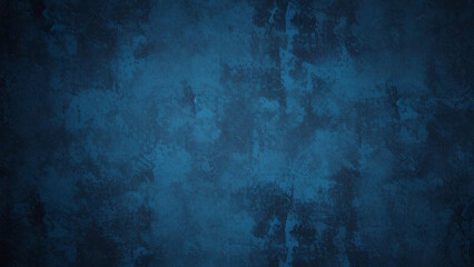 Naklejka premium Black dark azure cobalt sapphire blue abstract background. Color gradient. Geometric shape. Wave, wavy curved line. Rough grunge grain noise. Light neon metallic shine shimmer bright. Design 