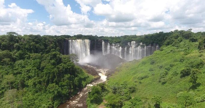 Kalandula Falls in Malanje Angola Africa