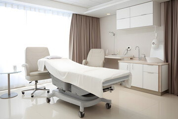 Picture of a General Practitioner's Examination Room in a Modern Hospital Setting